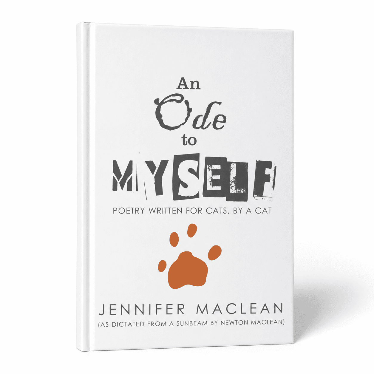 An Ode To Myself hardcover, front