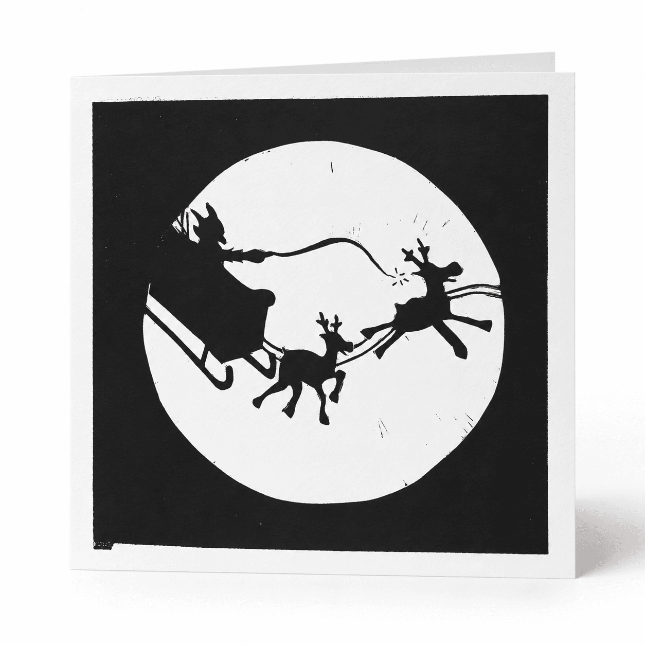 Eight Horrid Reindeer card, front